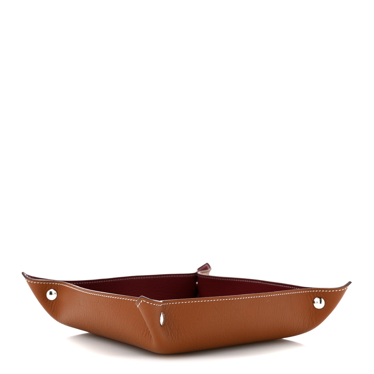 Taurillon Clemence Mises et Relances Change Tray Rouge H Fauve