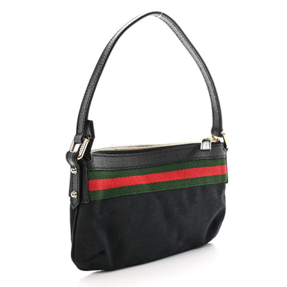 Gucci Monogram Web Pochette Black 3 of 17