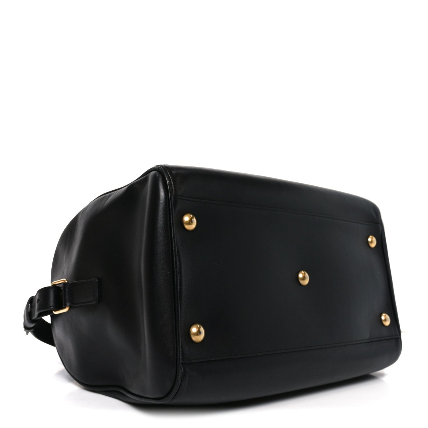 Saint Laurent Calfskin Classic Duffle 6 Black 4 of 10