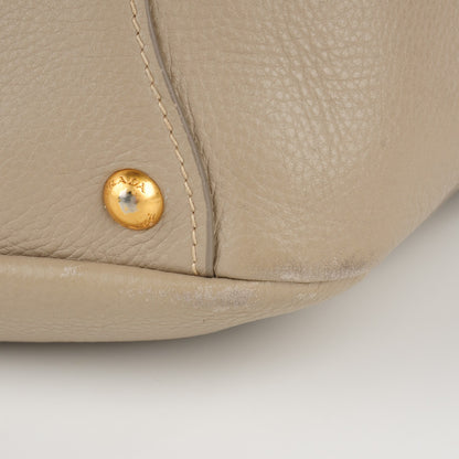 Prada Vitello Daino Side Pocket Hobo Pomice 16 of 17