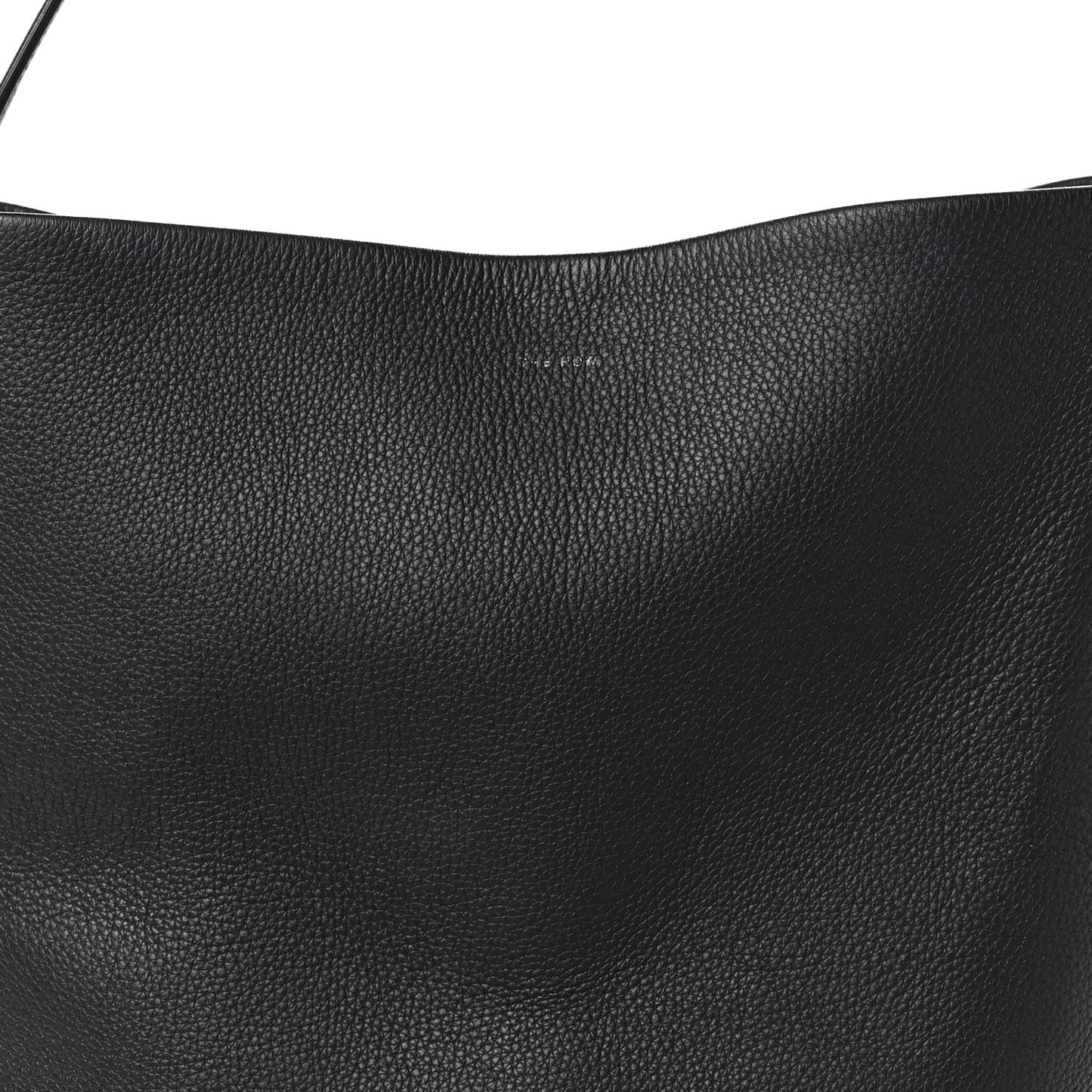 Grained Calfskin Large N/S Park Tote Black
