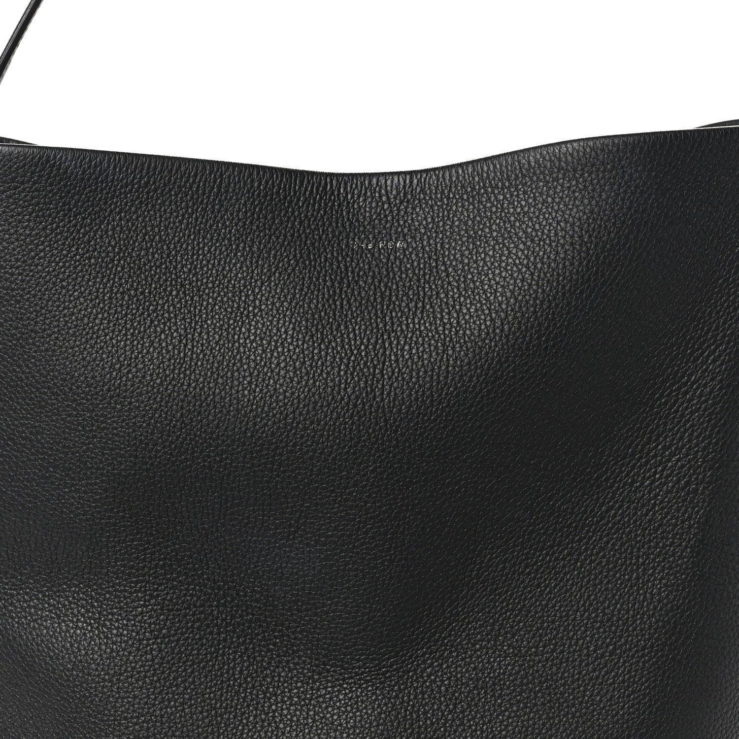 The Row Grained Calfskin Large N/S Park Tote Black 6 of 11
