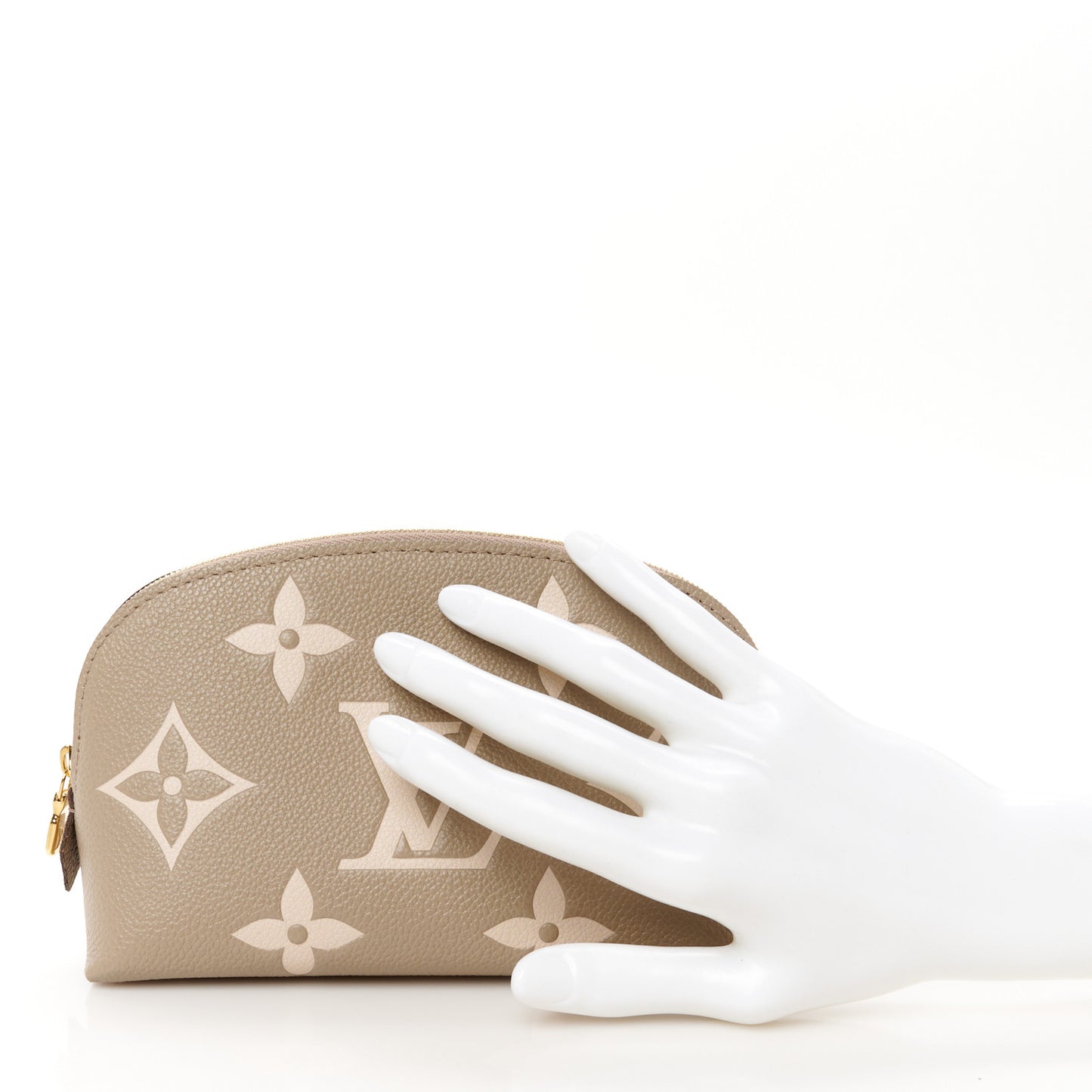 Empreinte Monogram Giant Cosmetic Pouch PM Tourterelle Crème