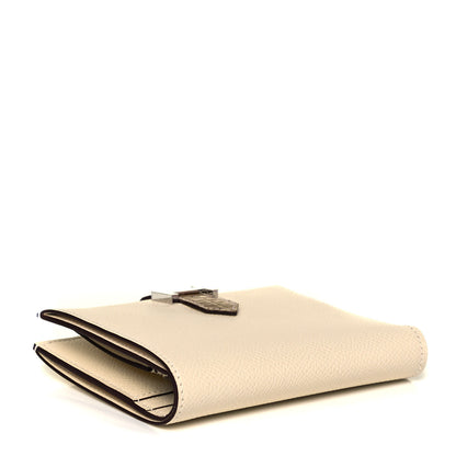Hermes Epsom Shiny Alligator Bearn Touch Compact Wallet Nata Sable 4 of 7