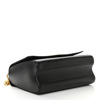 Louis Vuitton Calfskin Monogram Blossom Twist MM Black 4 of 9