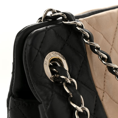 Chanel Lambskin Quilted CC Shopping Tote Black Rose Clair 15 of 16