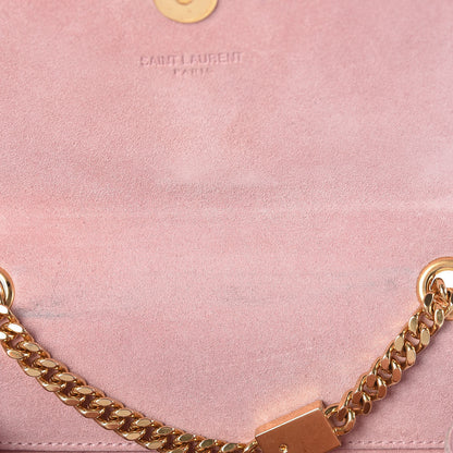 Saint Laurent Patent Small Classic Monogram Kate Satchel Dragee 8 of 10