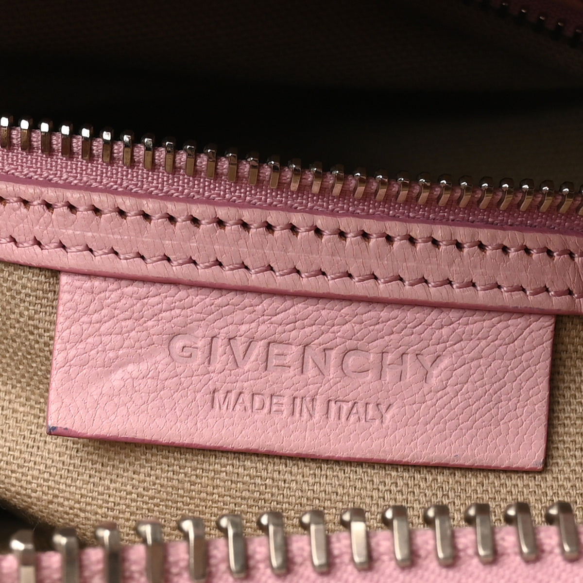 Sugar Goatskin Mini Antigona Bright Pink