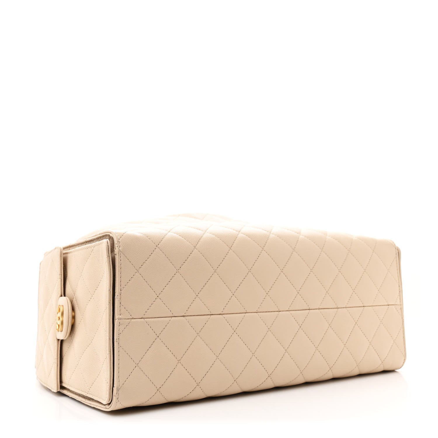 Chanel Caviar Quilted Large Chanel 25 Handbag Beige 5 of 13