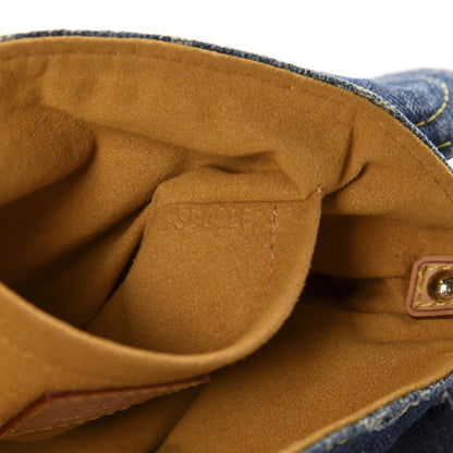 Louis Vuitton Monogram Denim Mini Pleaty Blue 9 of 10