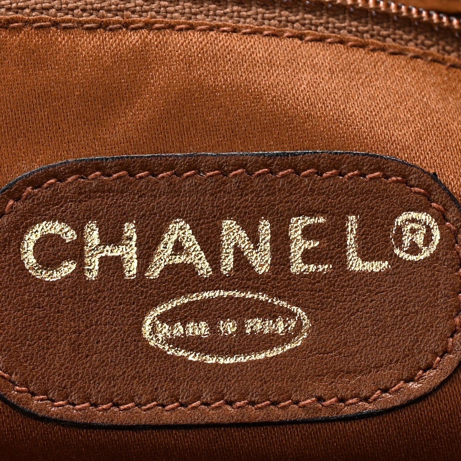 Chanel Suede CC Shoulder Bag Brown 6 of 10