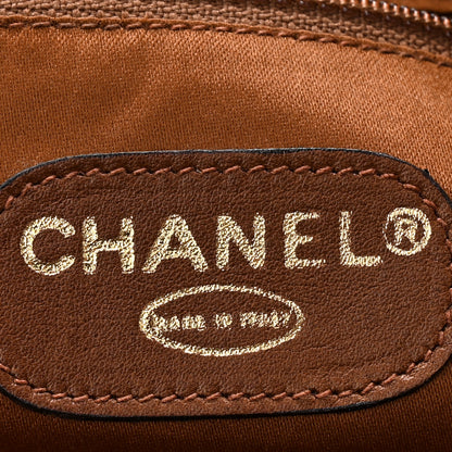 Chanel Suede CC Shoulder Bag Brown 6 of 10