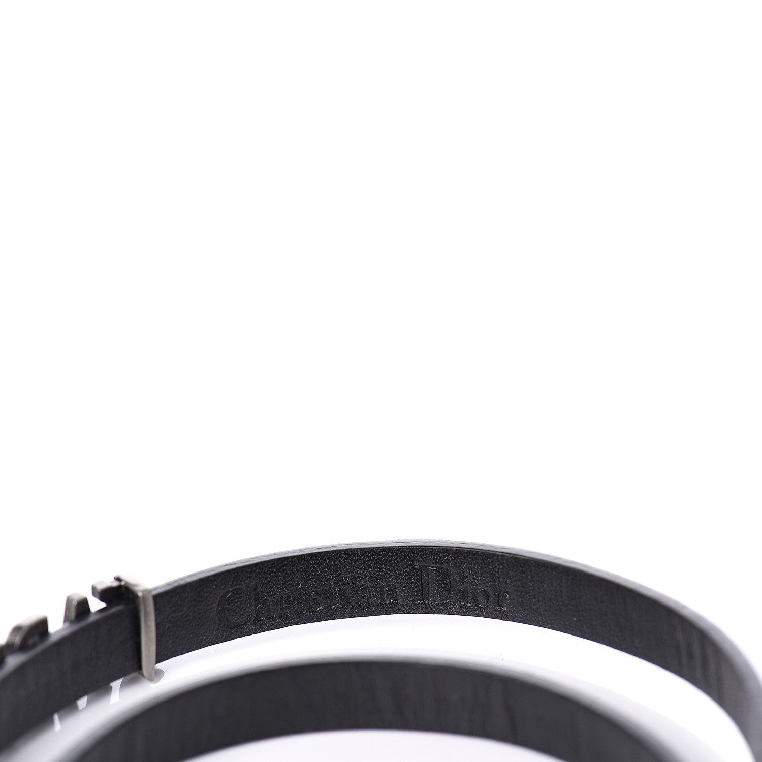 Christian Dior Calfskin J'adior Double Bracelet Black 3 of 5