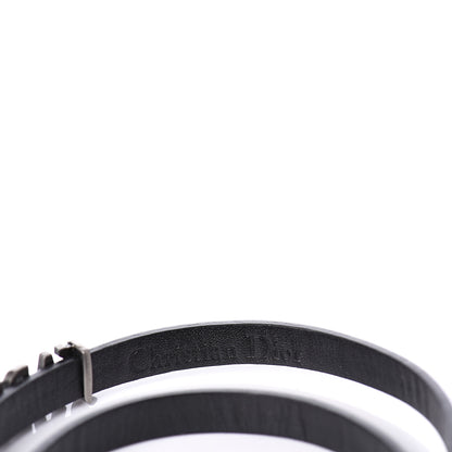 Christian Dior Calfskin J'adior Double Bracelet Black 3 of 5