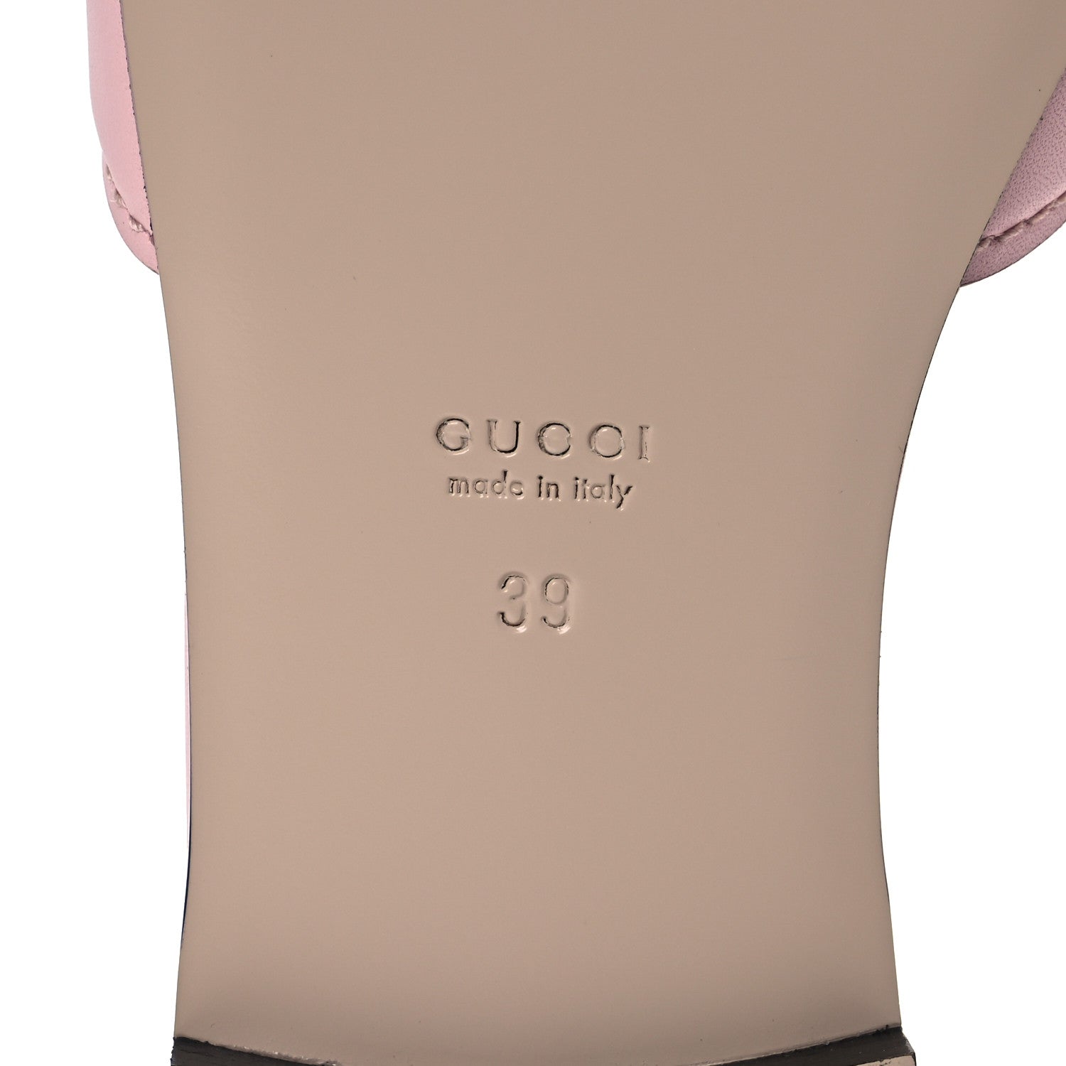 Gucci Cosmos Softy Calfskin Interlocking G Cut Out Slide Sandals 39 Candy Cotton 8 of 14