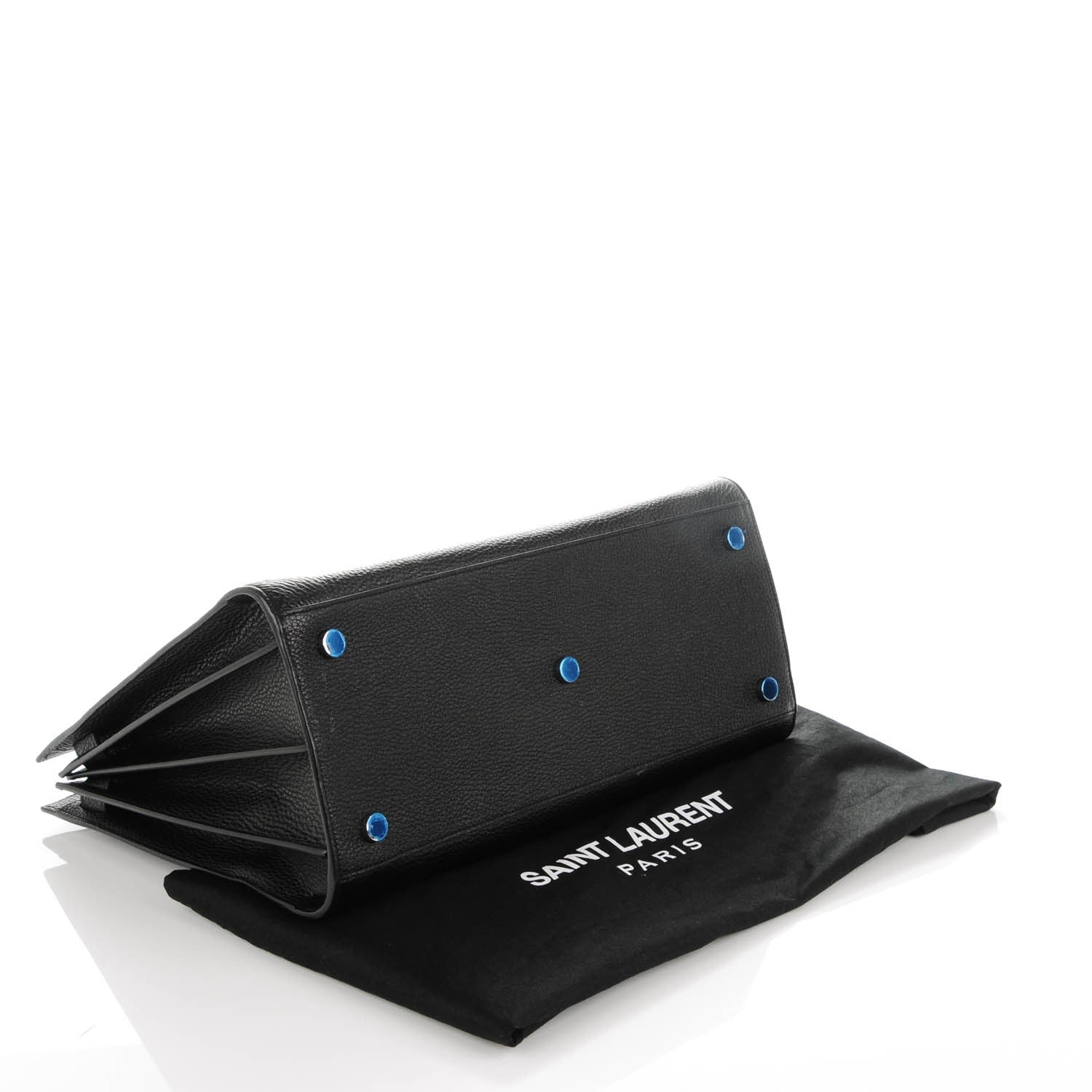 Saint Laurent Grained Calfskin Large Sac De Jour Black 4 of 7