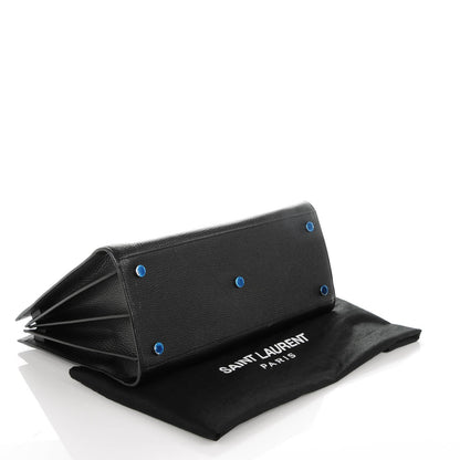 Saint Laurent Grained Calfskin Large Sac De Jour Black 4 of 7