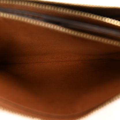 Louis Vuitton Empreinte Monogram Giant Double Zip Pochette Caramel 7 of 12