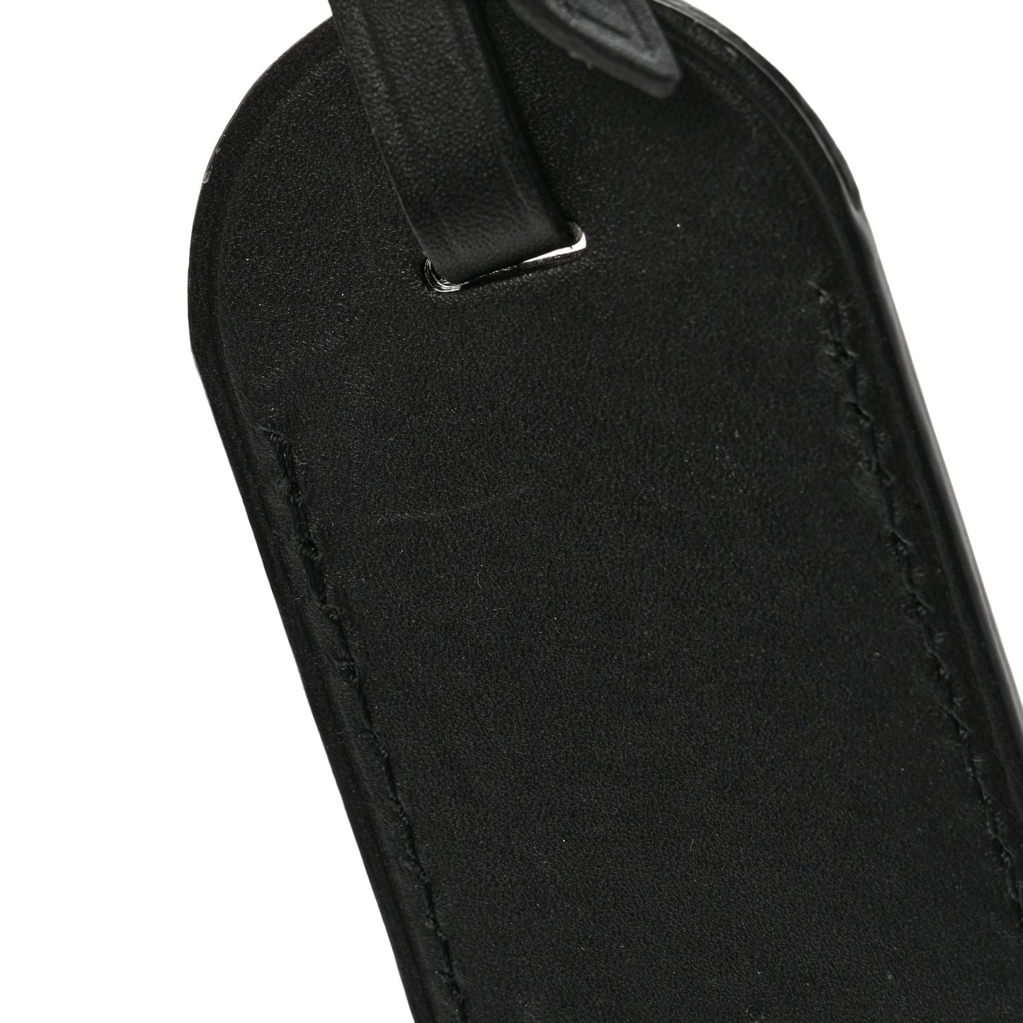 Calfskin Vivienne Luggage Tag Black