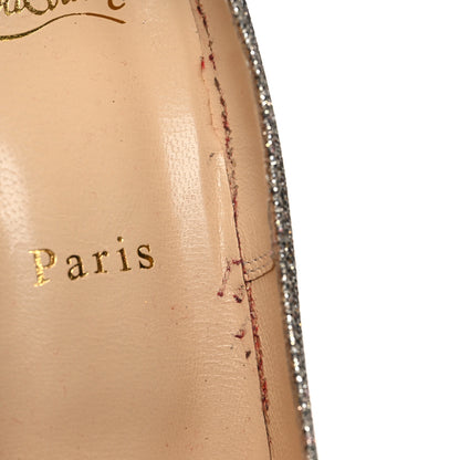 Christian Louboutin Glitter Fabric Altareva 160 Pumps 39.5 Gold 10 of 11