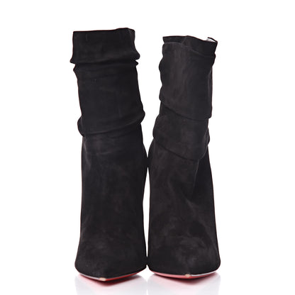 Christian Louboutin Veau Velours Ishtar 100 Booties 38.5 Black 2 of 11