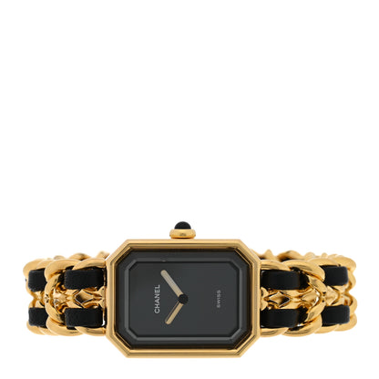 Chanel Stainless Steel Lambskin 20mm Chain Premiere Quartz Watch Gold 2 of 4