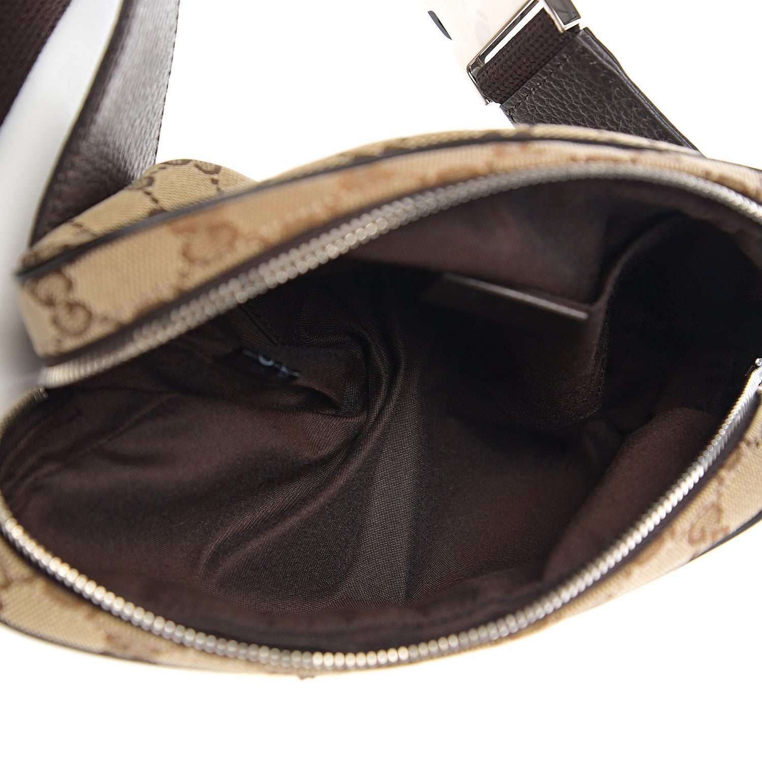 Gucci Monogram Belt Bag Dark Brown 4 of 9