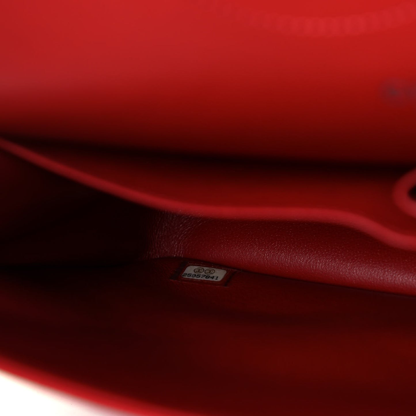 Caviar Quilted Jumbo Double Flap Red