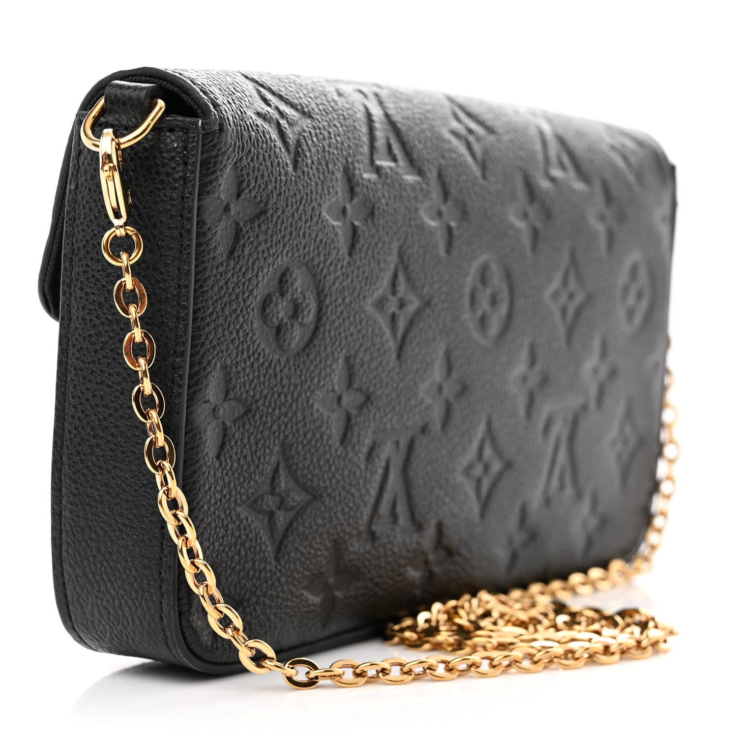 Empreinte Pochette Felicie Chain Wallet Black