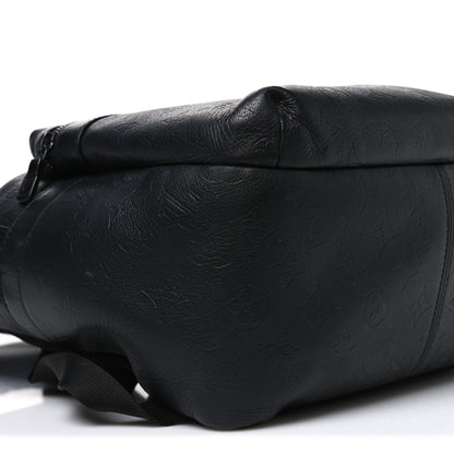 Louis Vuitton Calfskin Monogram Shadow Sprinter Backpack Black 9 of 10