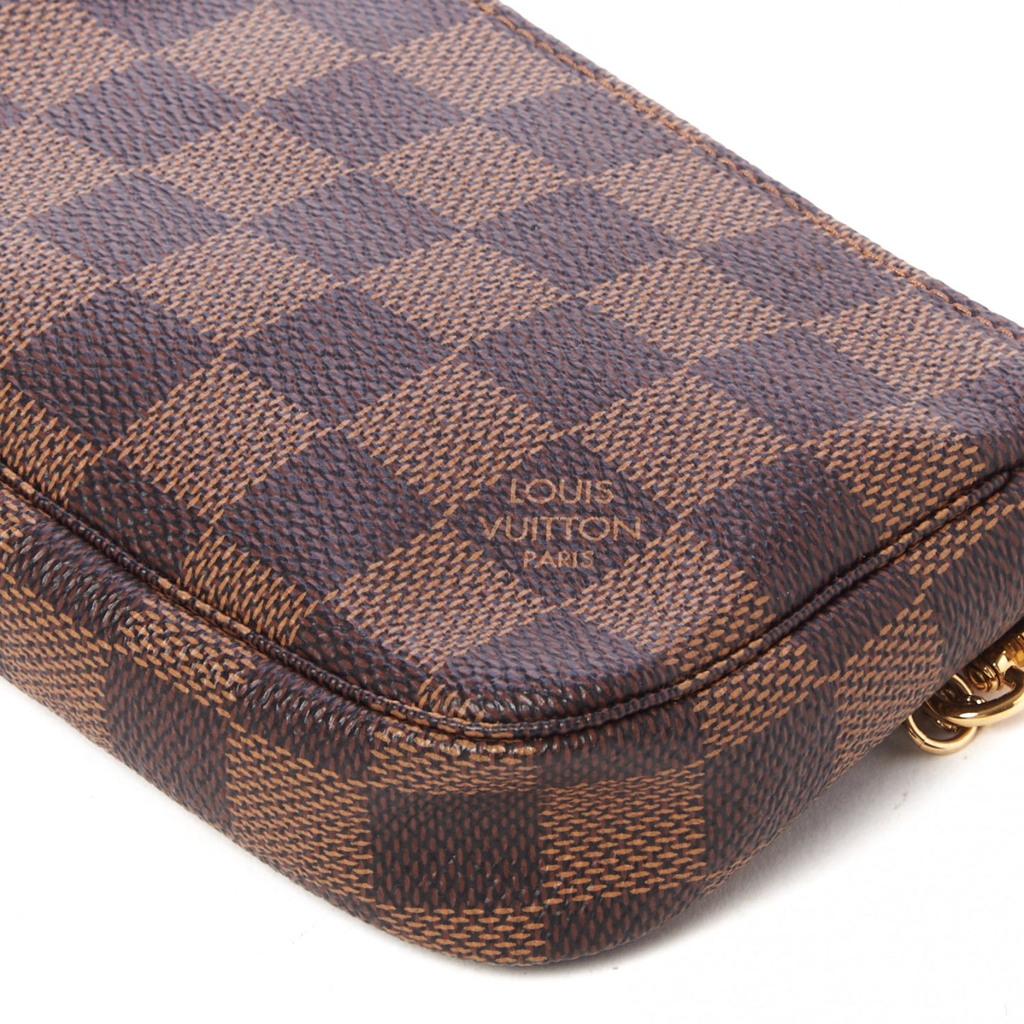 Damier Ebene Trunks and Locks Mini Pochette Accessories