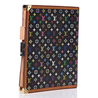 Louis Vuitton Monogram Multicolor Large Ring Agenda Black 3 of 8
