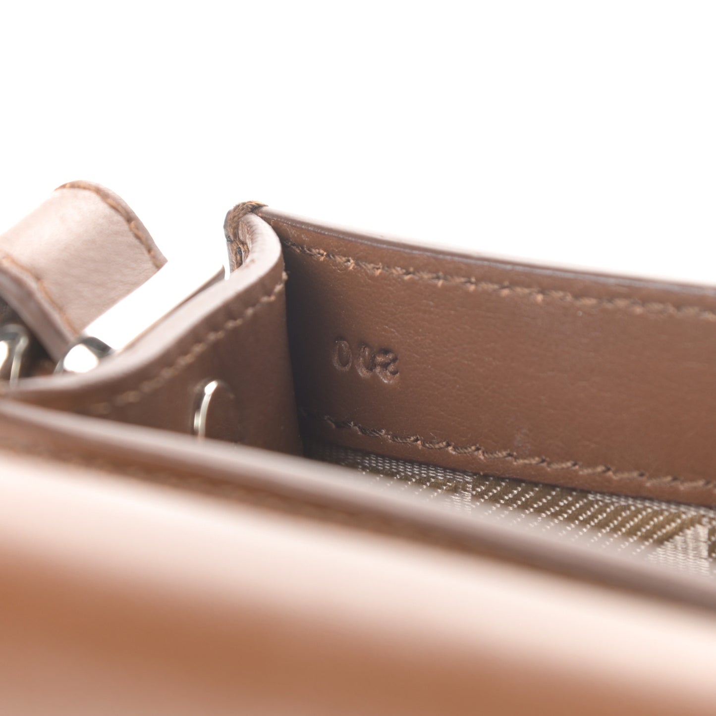 Smooth Calfskin Mini PS11 Classic Shoulder Bag Hazelnut