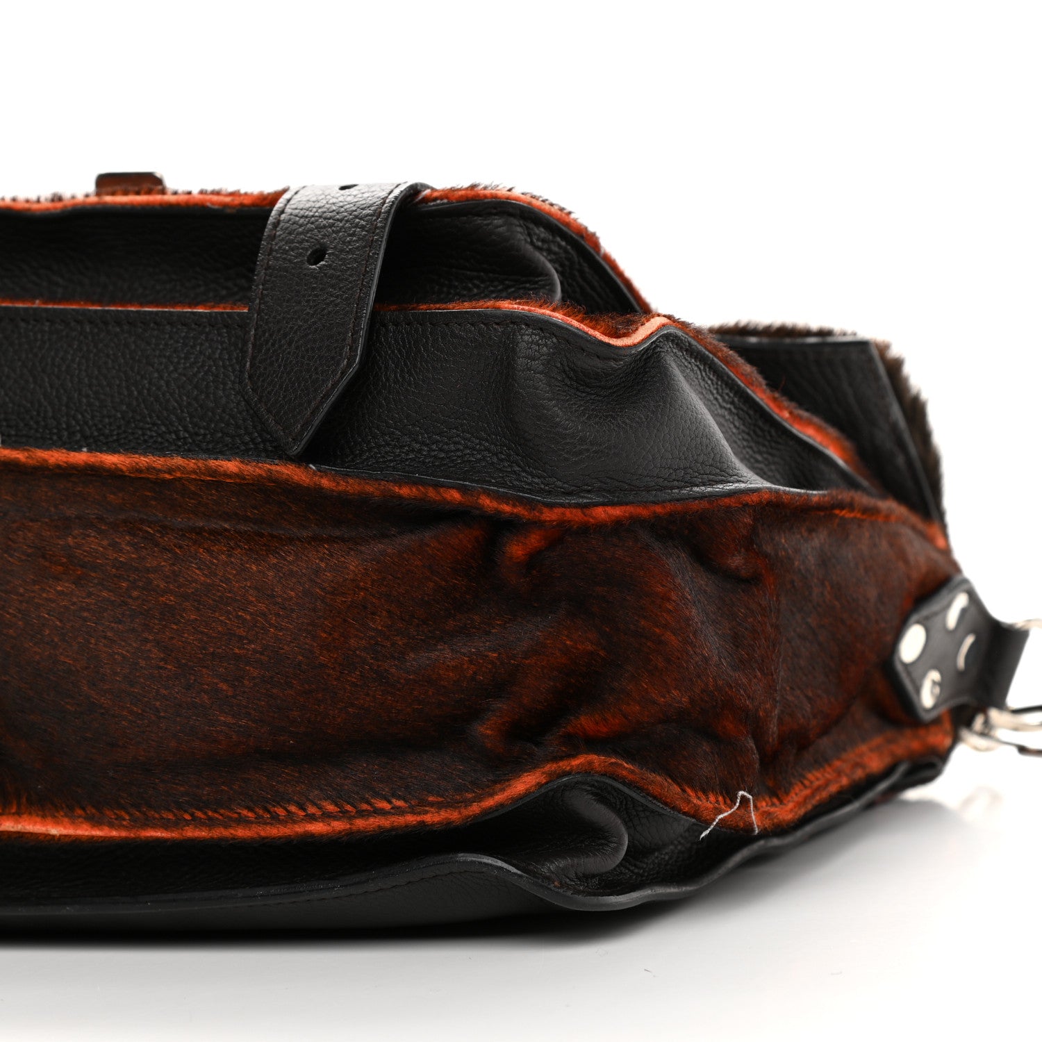 Proenza Schouler Calf Hair Leather PS1 Medium Satchel Chocolate 8 of 12
