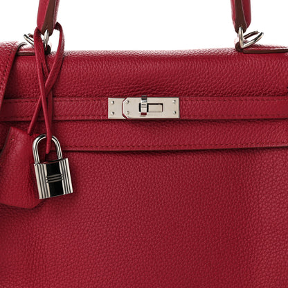 Hermes Togo Kelly Retourne 25 Rubis 7 of 9