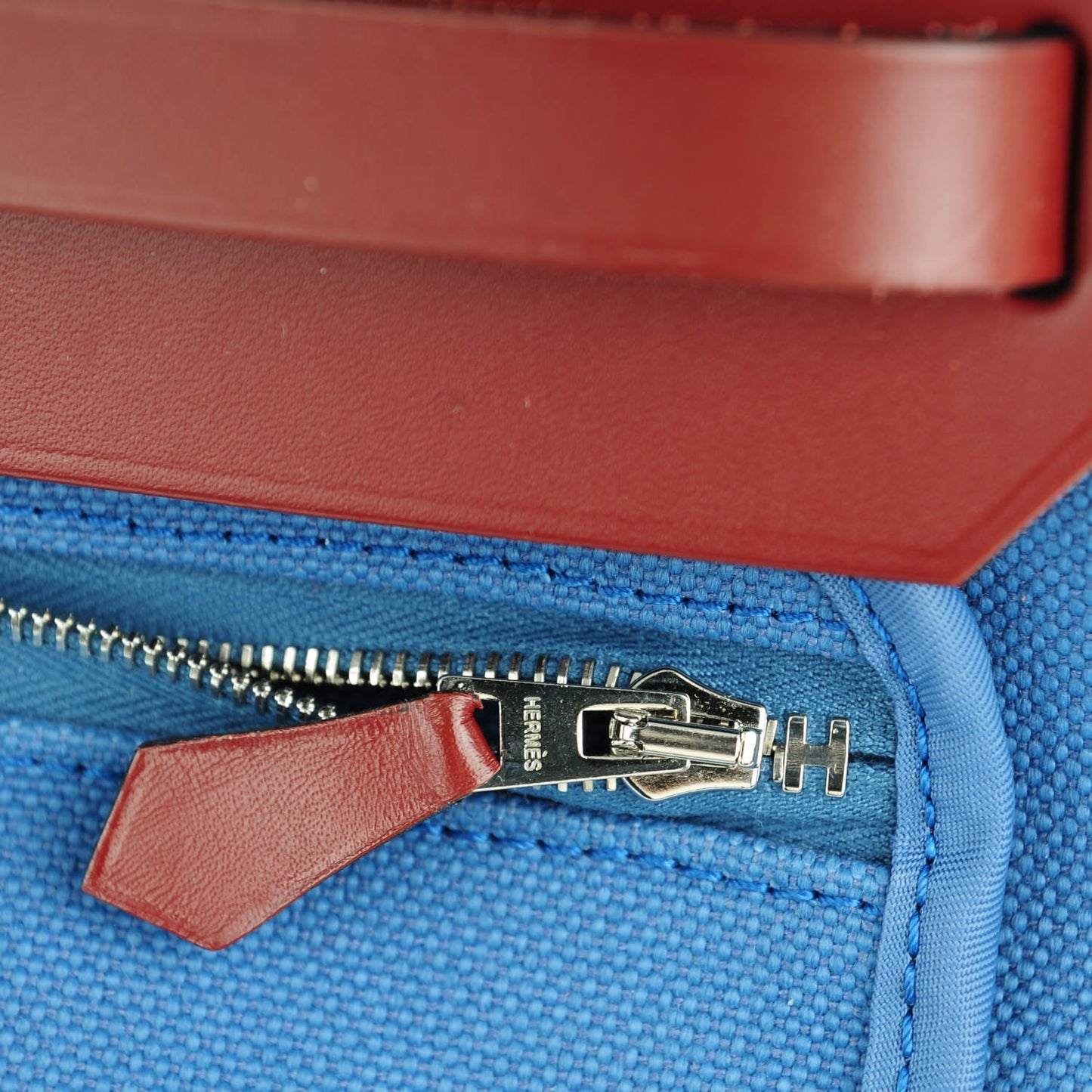 Military Toile Vache Hunter Herbag Zip PM 31 Bleu Agate Rouge H