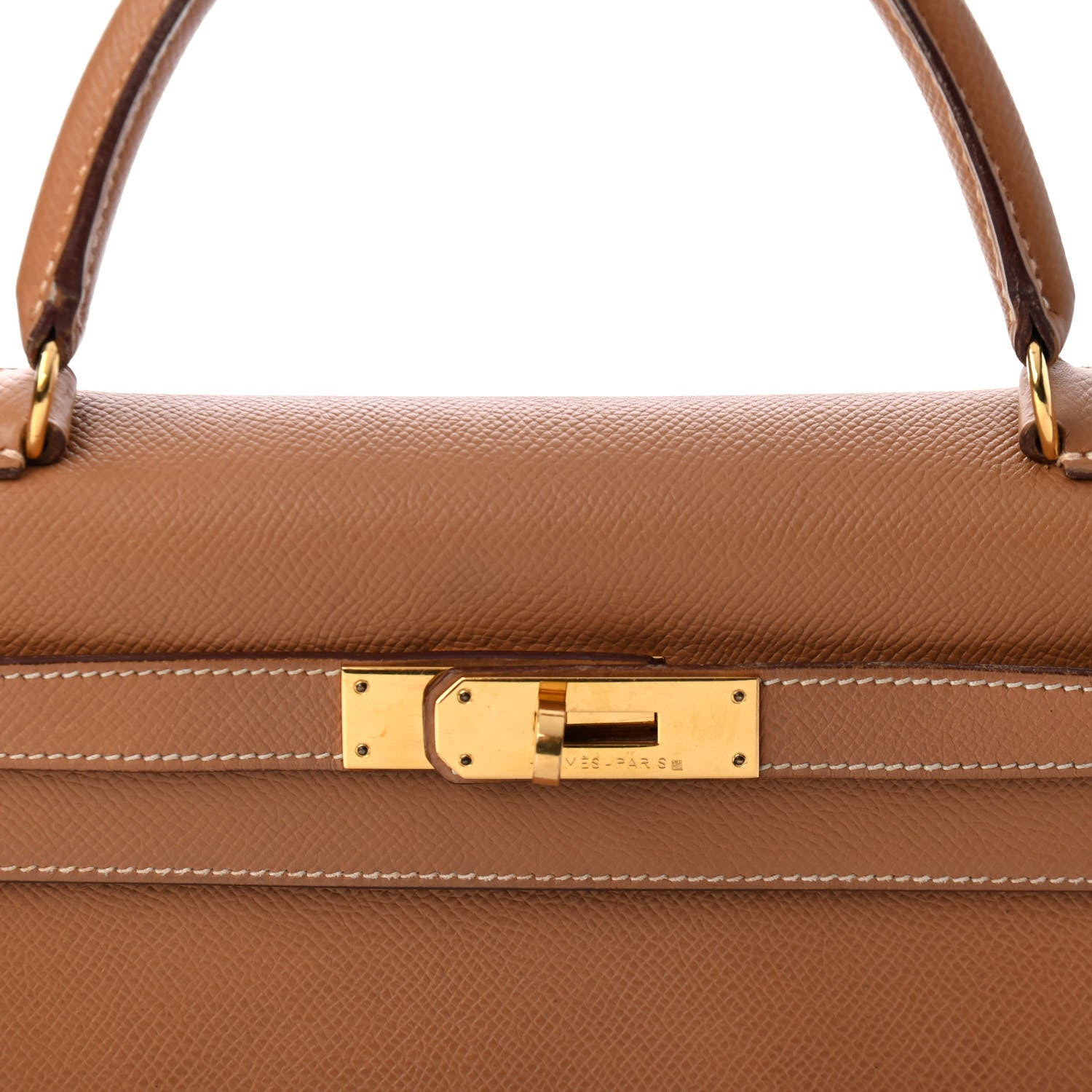 Hermes Courchevel Kelly Retourne 28 Gold 7 of 13