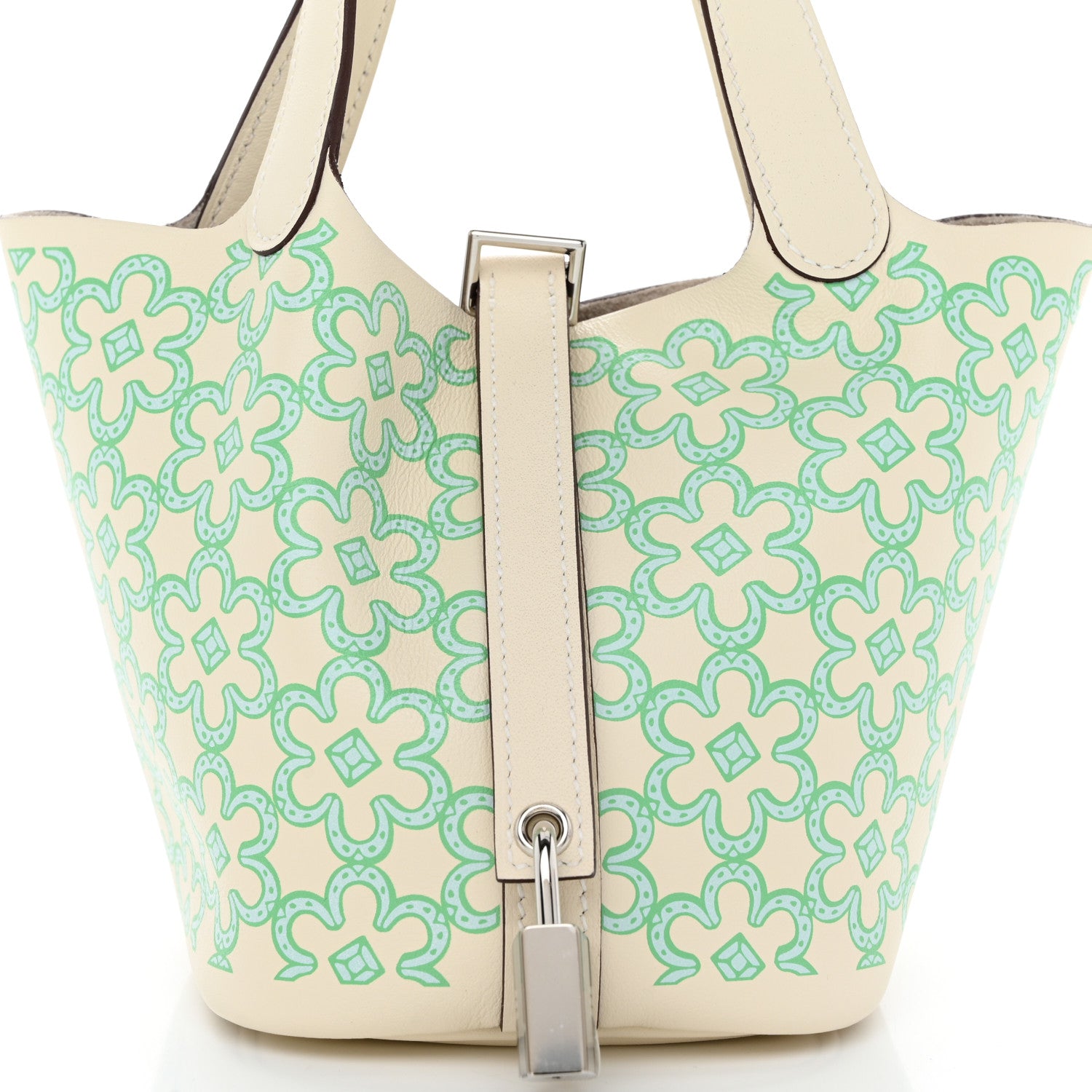 Hermes Swift Micro Lucky Daisy Picotin Lock Nata Vert 8 of 11