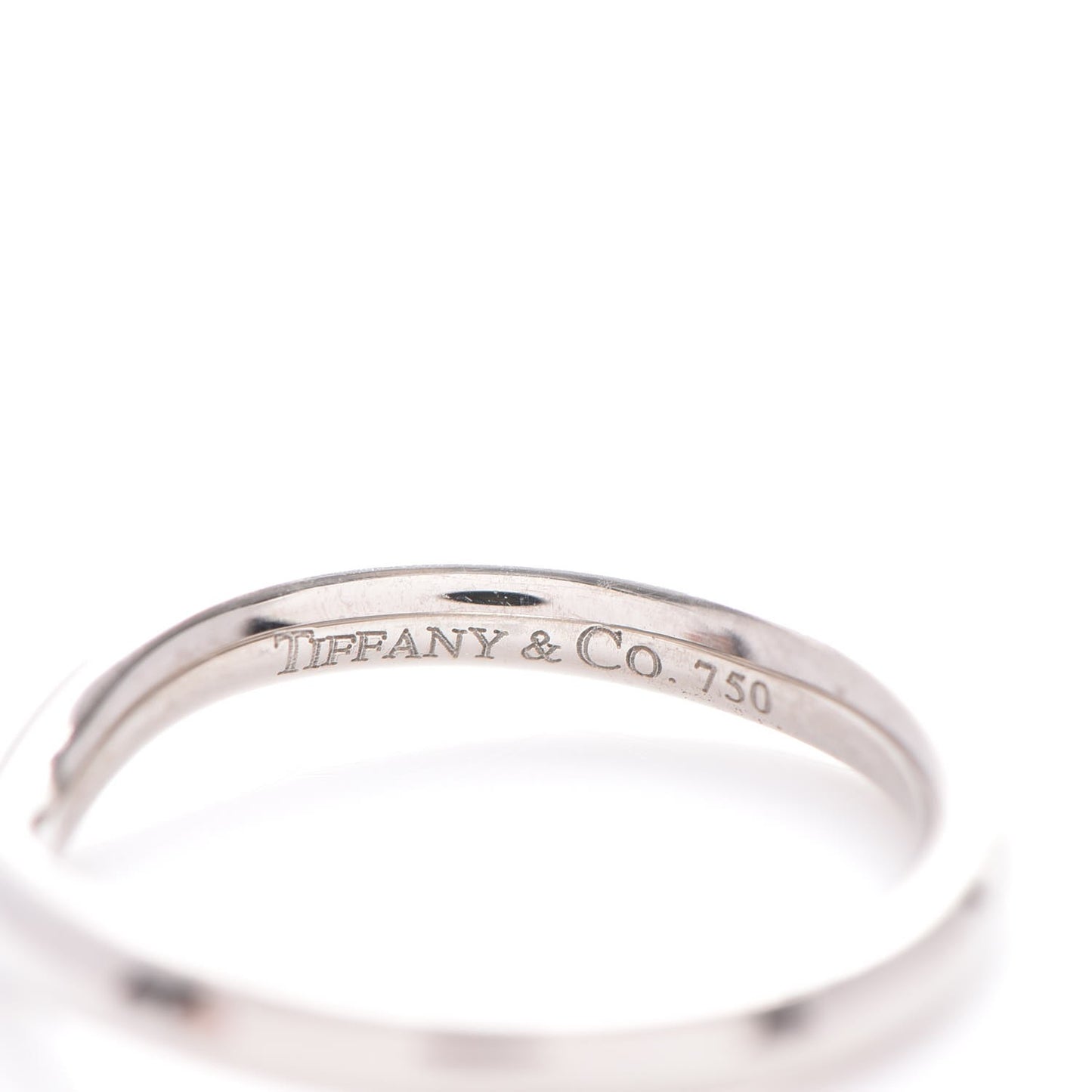 18K White Gold Diamond Elsa Peretti Wedding Band Ring 3