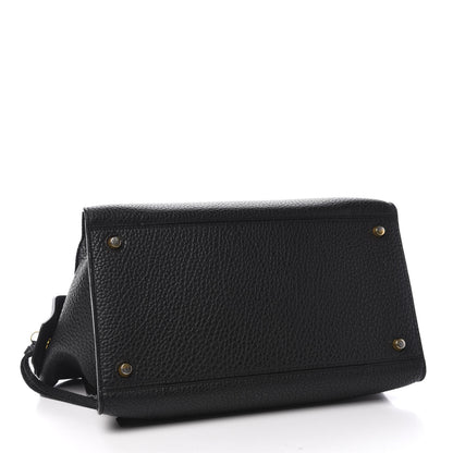 Celine Bullhide Calfskin Medium Ring Bag Black 4 of 11