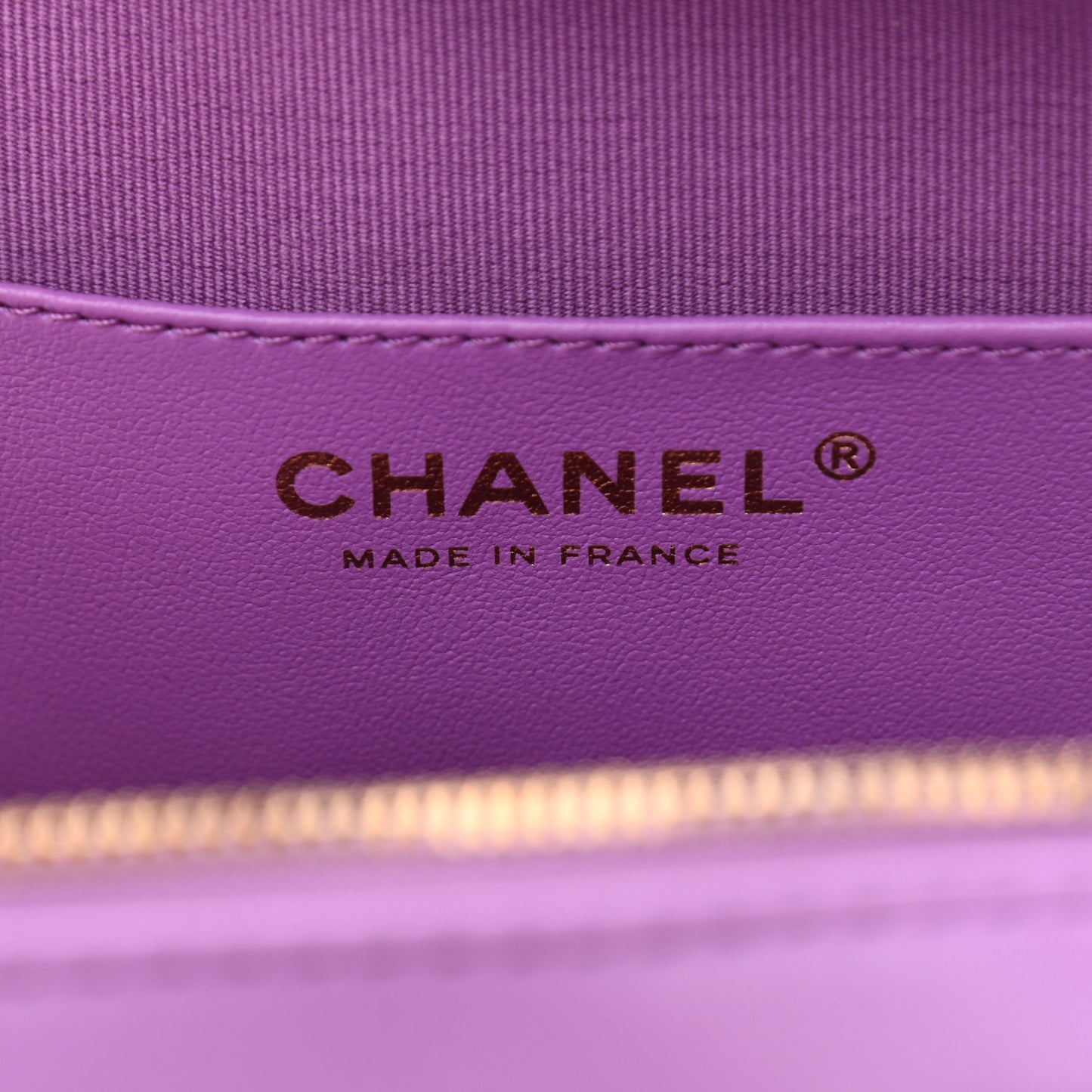 Lambskin Quilted CC In Love Heart Bag Purple