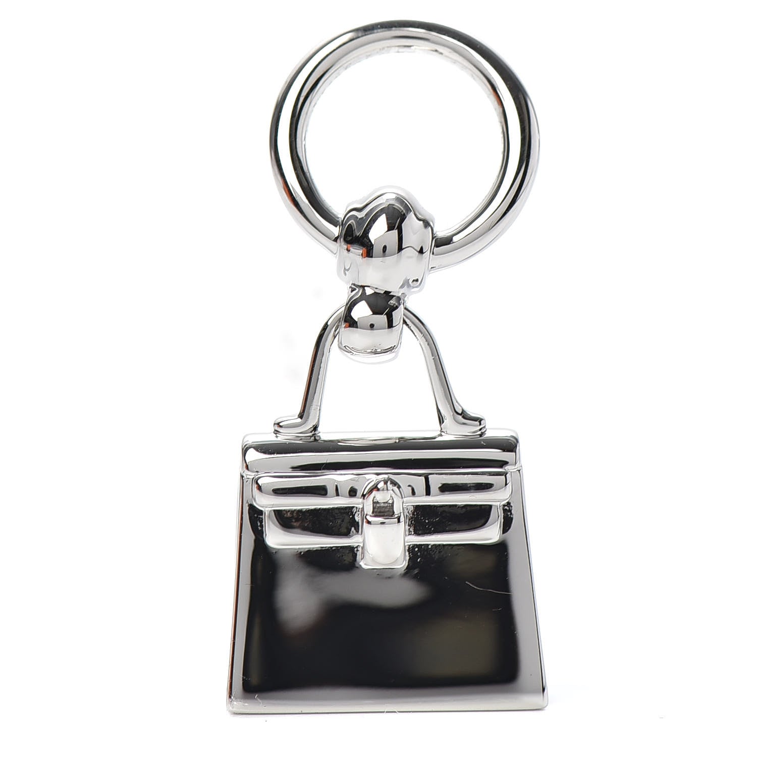 Hermes Palladium Mini Kelly Twilly Ring 1 of 4