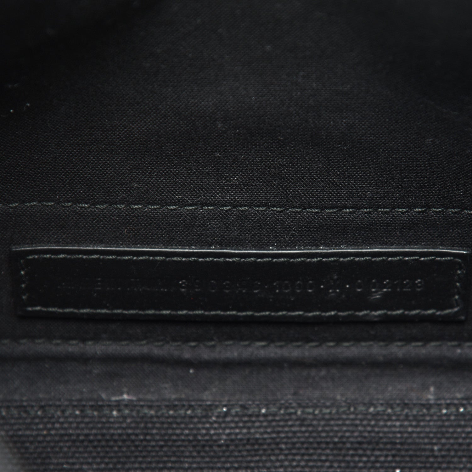 Balenciaga Cotton Canvas Calfskin Logo Print Navy Cabas XS Black White 9 of 13
