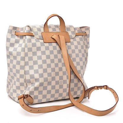 Louis Vuitton Damier Azur Sperone Backpack 2 of 15