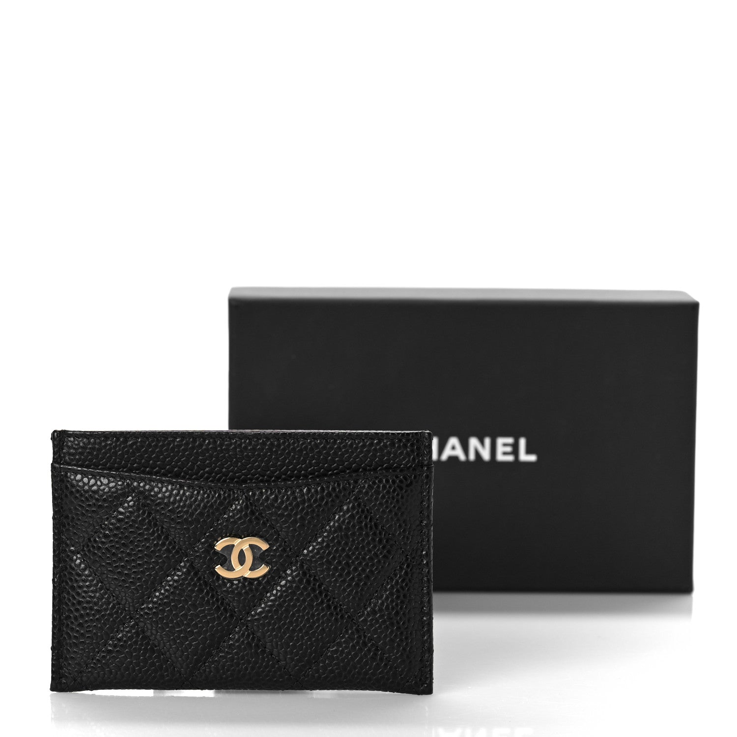 Chanel Caviar Quilted Card Holder Black 11 of 11