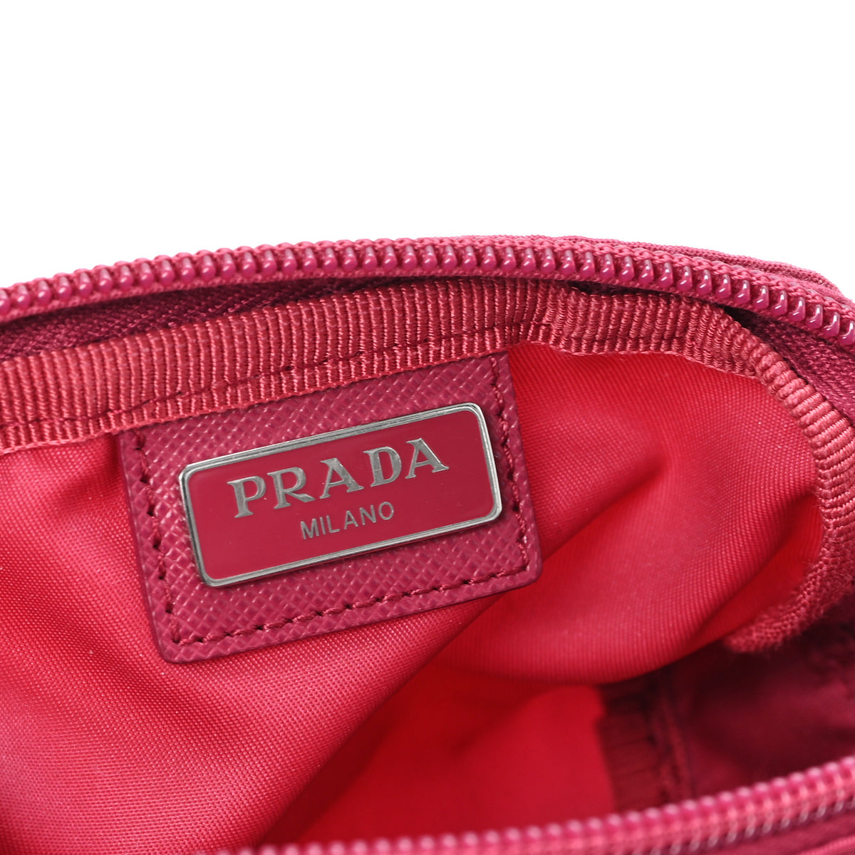 Tessuto Nylon Vela Cosmetic Pouch Ibisco