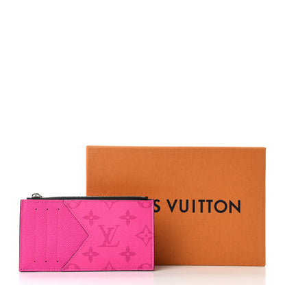 Louis Vuitton Taigarama Coin Card Holder Fuchsia 7 of 7
