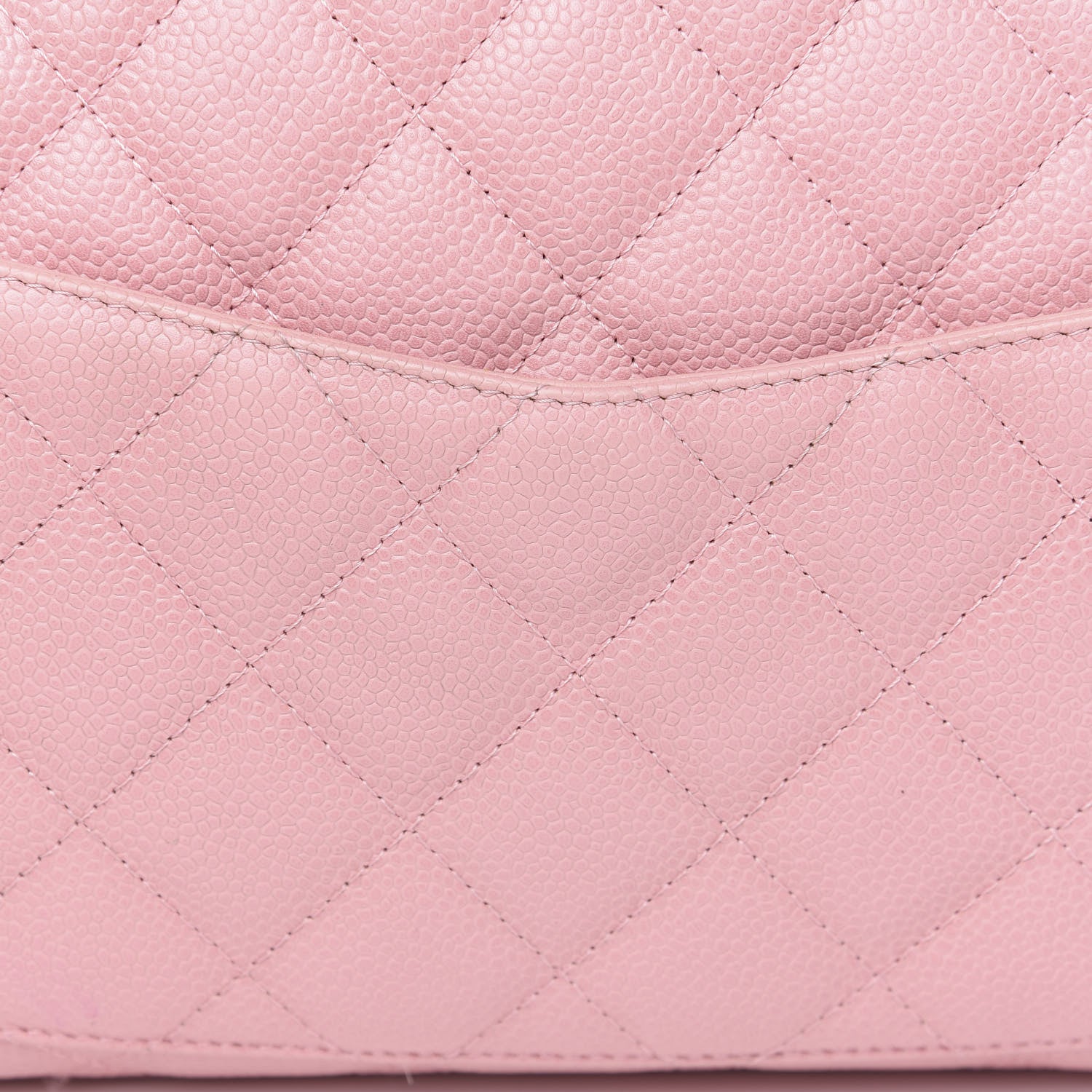 Chanel Caviar Quilted Large Bowler Pink 9 of 13