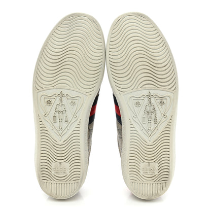 Gucci GG Supreme Monogram Womens Ace Low-Top Sneaker 37.5 Beige 6 of 11