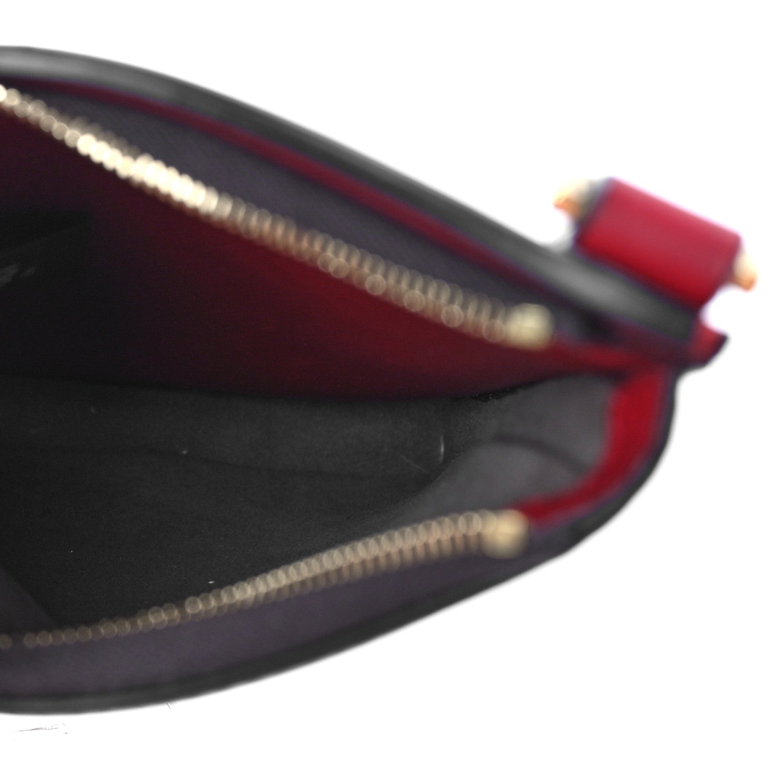 Fendi Vitello Grace Glazed Fabric FF 1974 3 Pocket Mini Crossbody Bag Fragola Mogano Panna 5 of 8